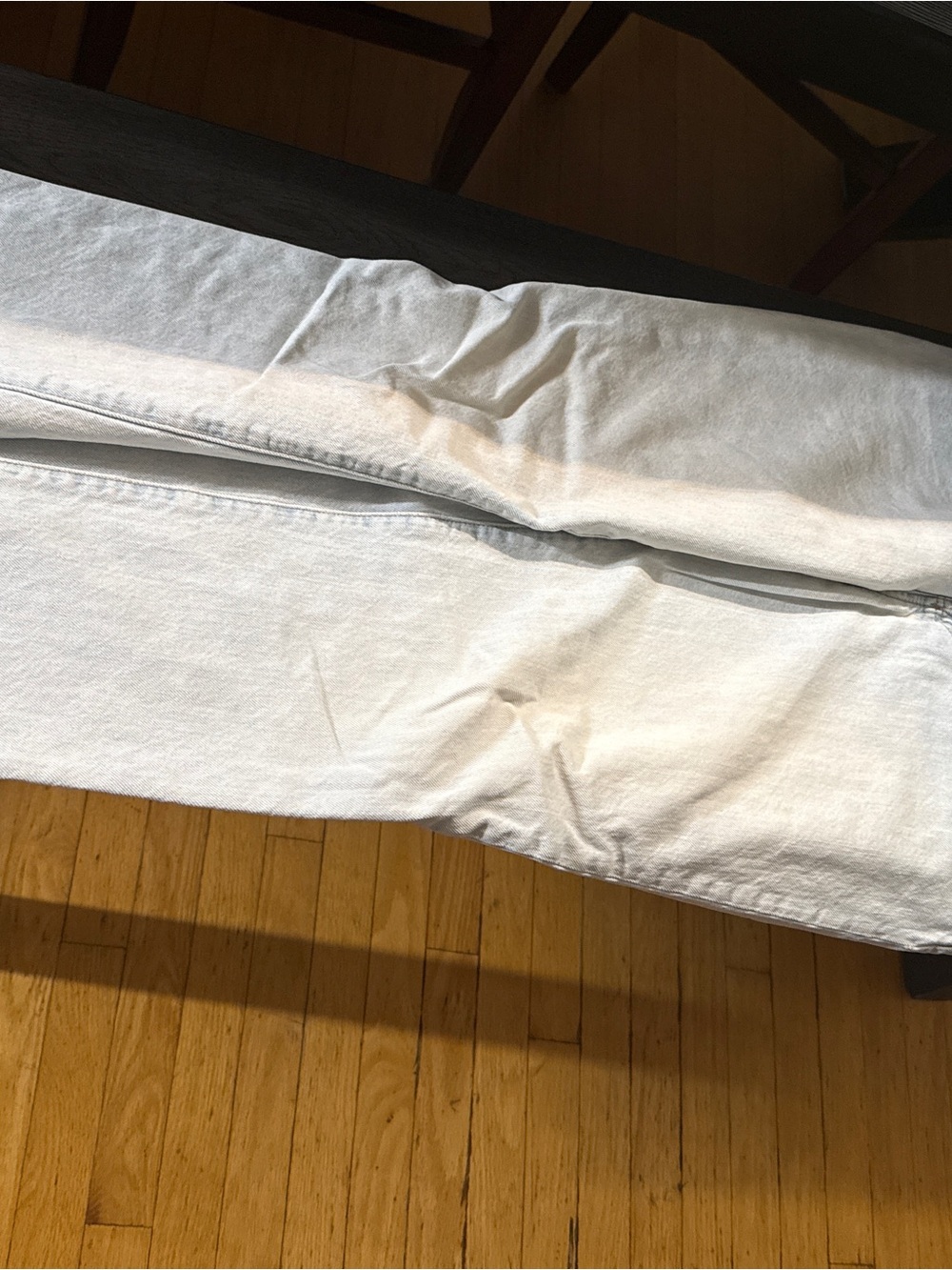 Madewell Straight Leg Jeans in Light Blue